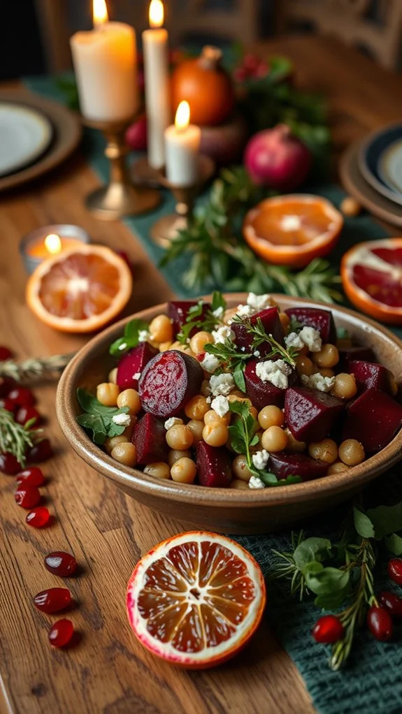 vibrant nutritious chickpea salad
