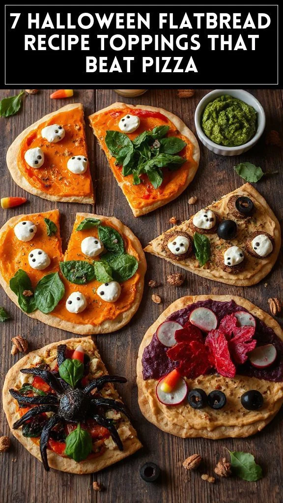 7 Halloween Flatbread Recipe Toppings That Beat Pizza