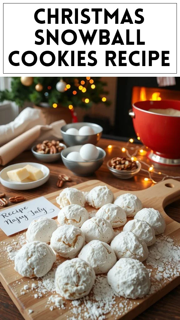 Christmas Snowball Cookies Recipe