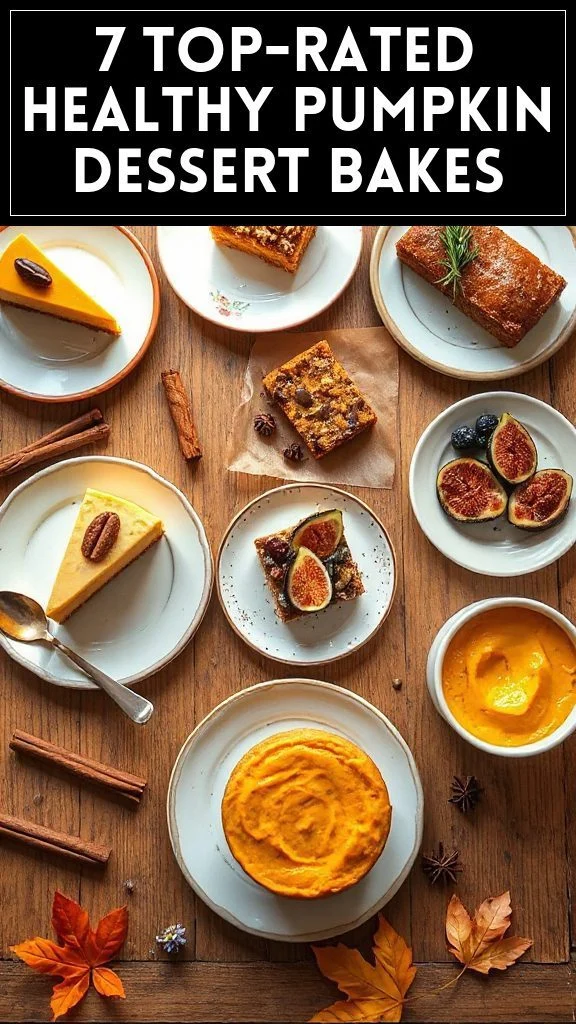 7 Top-Rated Healthy Pumpkin Dessert Bakes