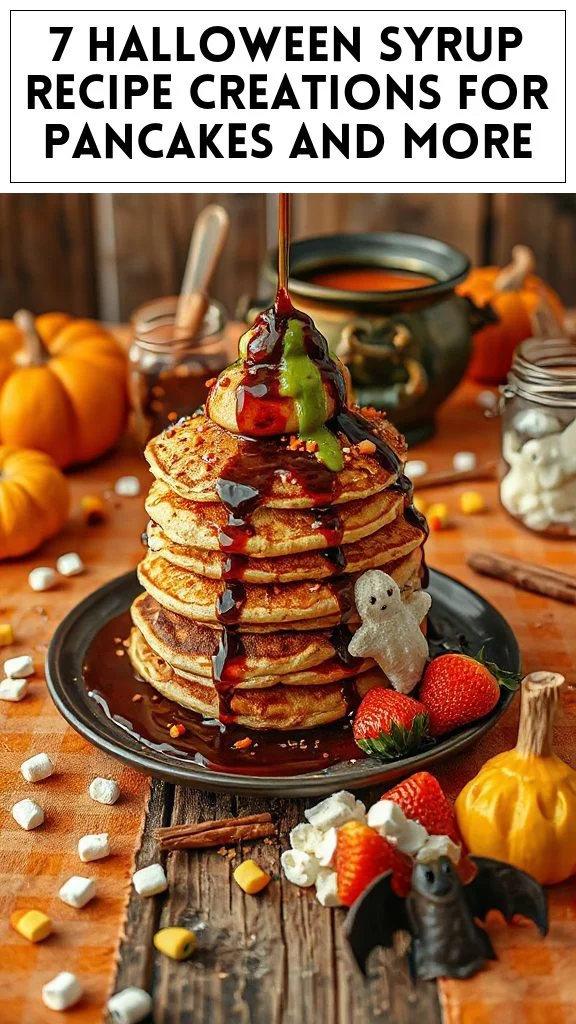 7 Halloween Syrup Recipe Creations for Pancakes and More