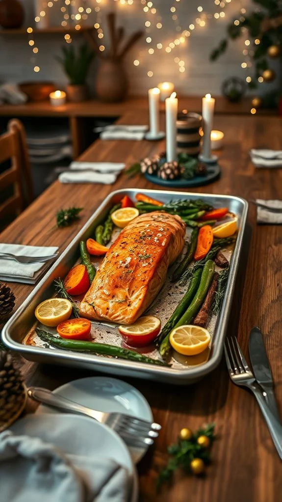 healthy holiday salmon dish