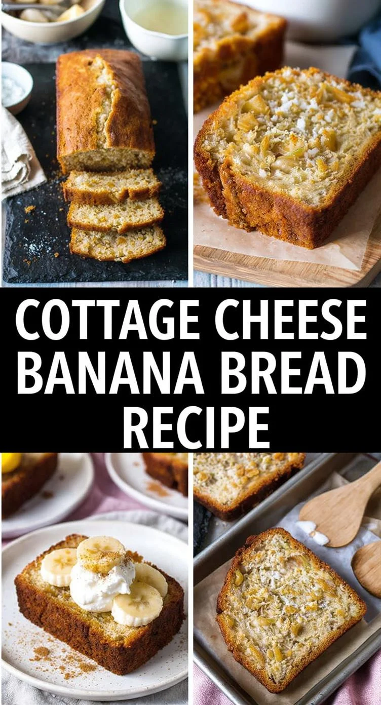 Cottage Cheese Banana Bread