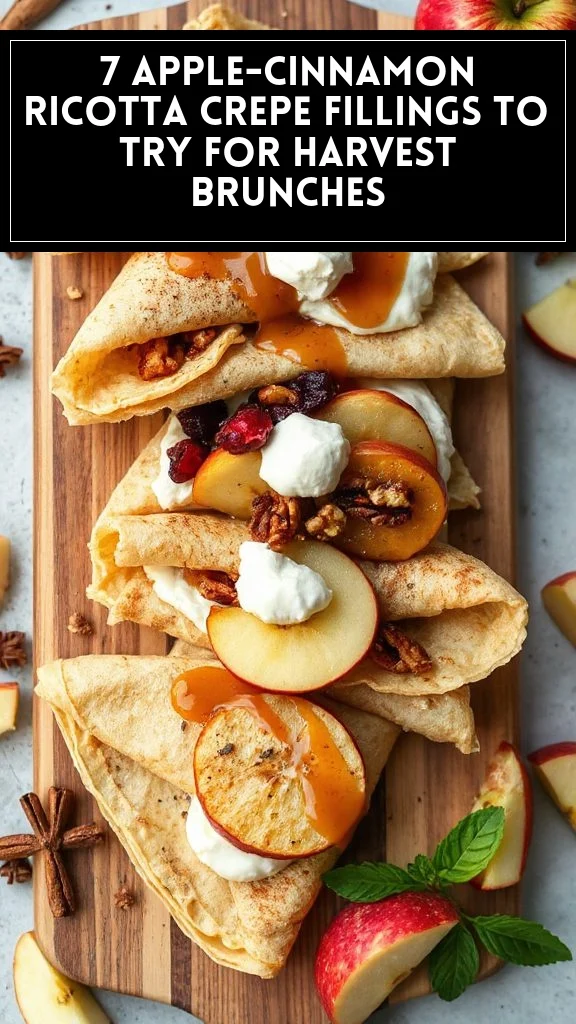 7 Apple-Cinnamon Ricotta Crepe Fillings to Try for Harvest Brunches