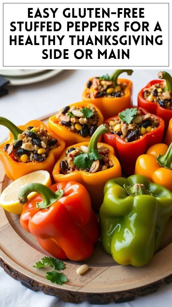 Easy Gluten-Free Stuffed Peppers for a Healthy Thanksgiving Side or Main