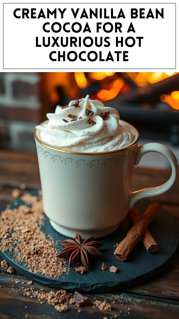 Creamy Vanilla Bean Cocoa for a Luxurious Hot Chocolate