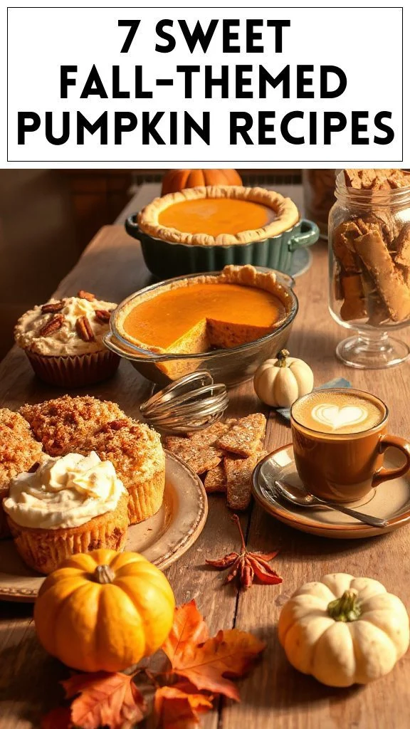 7 Sweet Fall-Themed Pumpkin Recipes