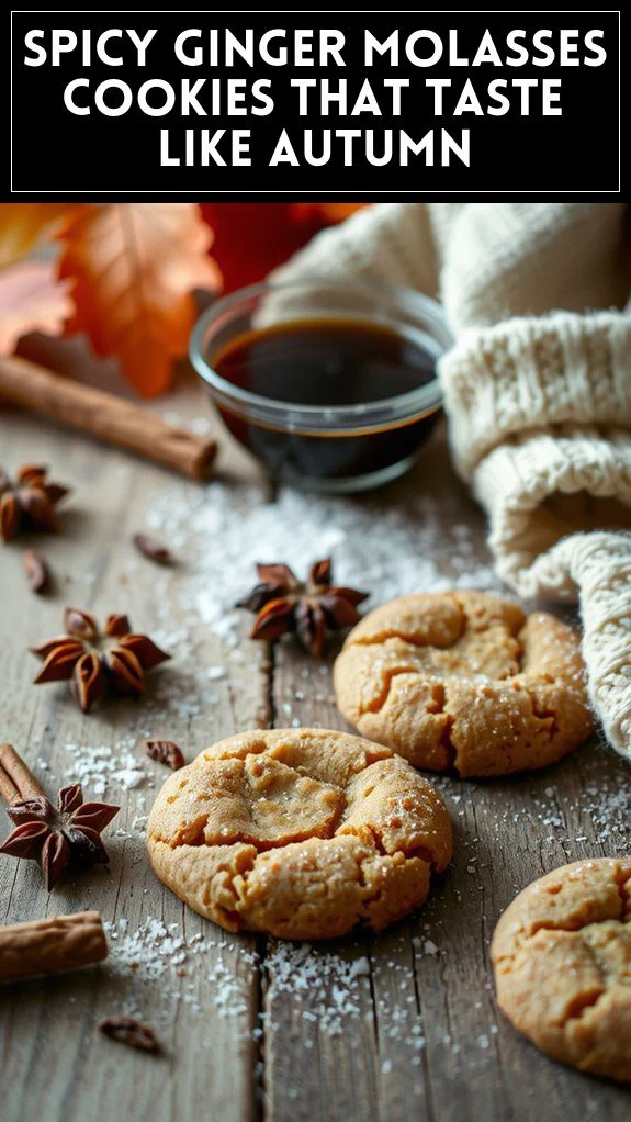Spicy Ginger Molasses Cookies That Taste Like Autumn