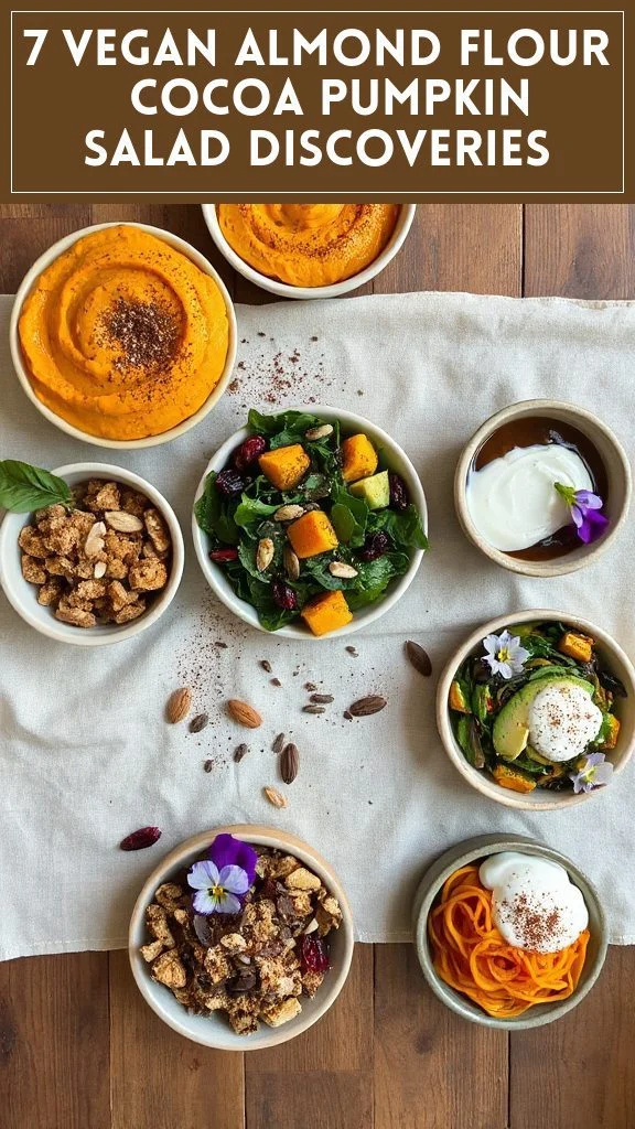 7 Vegan Almond Flour & Cocoa Pumpkin Salad Discoveries