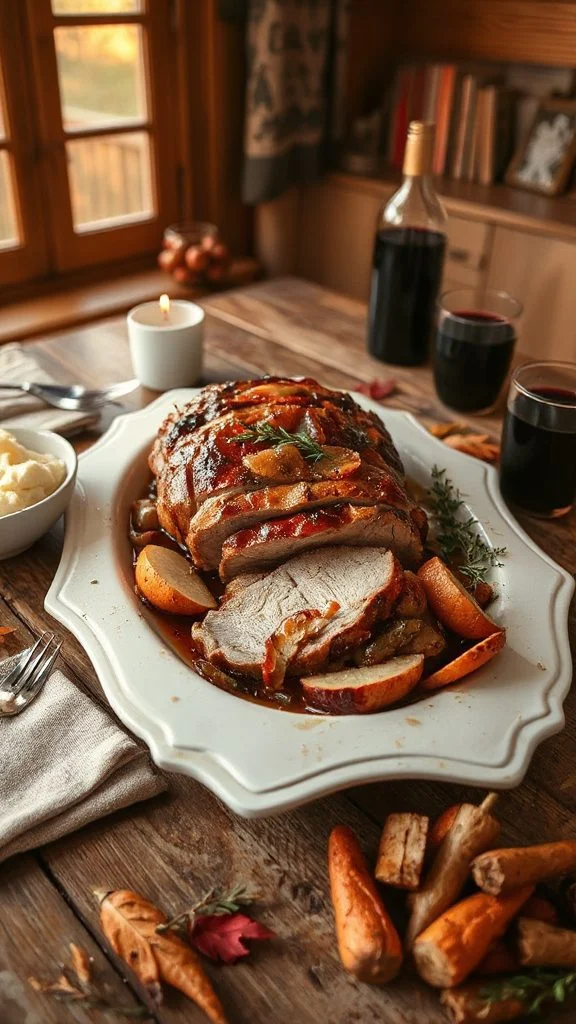 apple cider pork loin