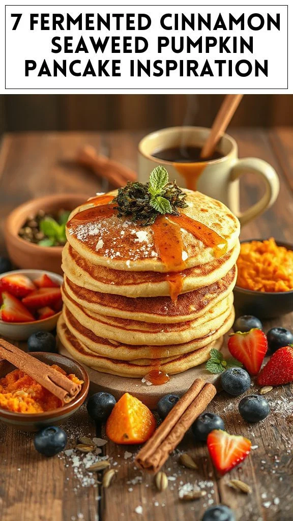7 Fermented Cinnamon & Seaweed Pumpkin Pancake Inspiration