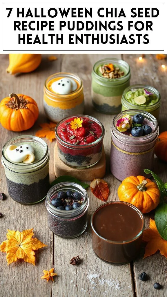 7 Halloween Chia Seed Recipe Puddings for Health Enthusiasts