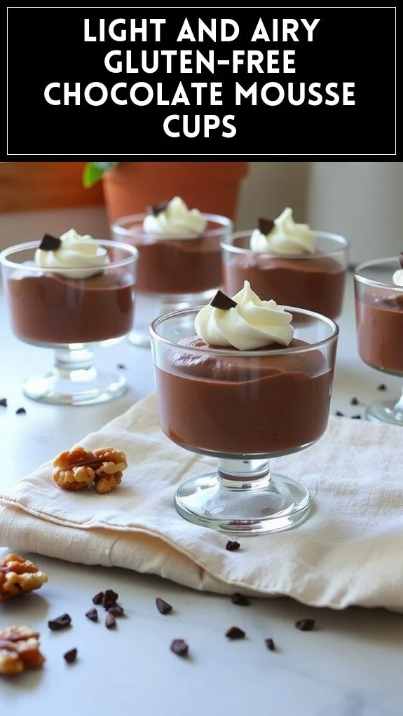 Light and Airy Gluten-Free Chocolate Mousse Cups