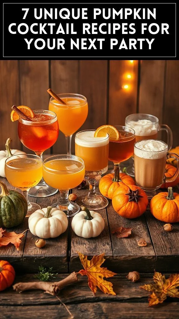 7 Unique Pumpkin Cocktail Recipes for Your Next Party