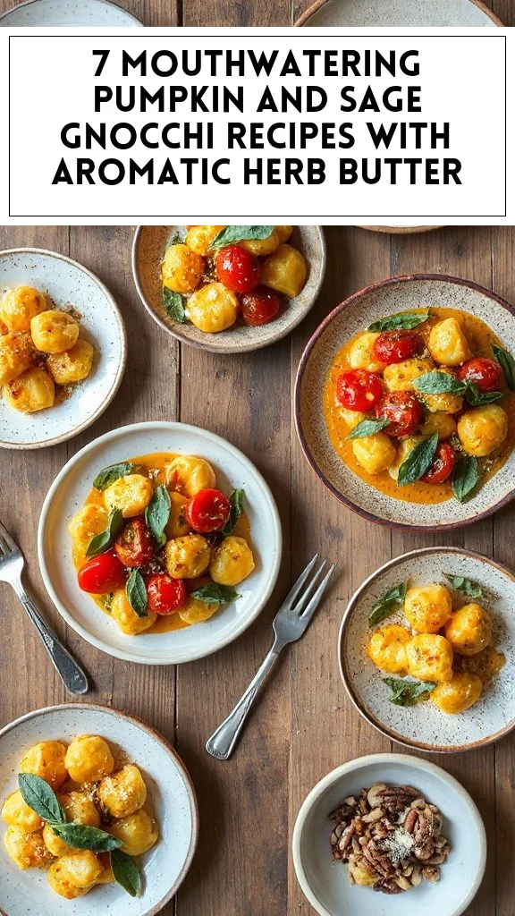 7 Mouthwatering Pumpkin and Sage Gnocchi Recipes With Aromatic Herb Butter