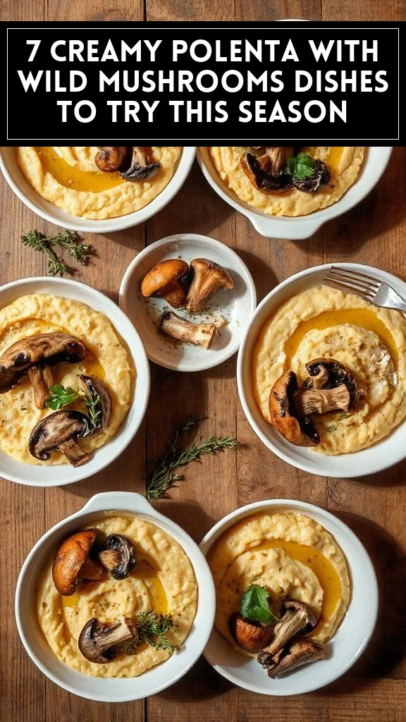 7 Creamy Polenta With Wild Mushrooms Dishes to Try This Season