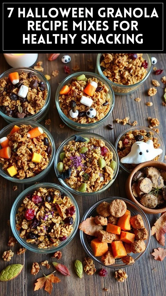 7 Halloween Granola Recipe Mixes for Healthy Snacking