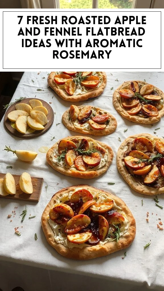 7 Fresh Roasted Apple and Fennel Flatbread Ideas With Aromatic Rosemary