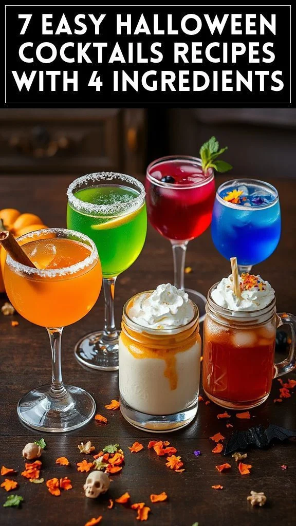 7 Easy Halloween Cocktails Recipes With 4 Ingredients