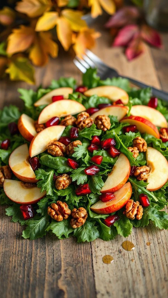 refreshing fall apple salad