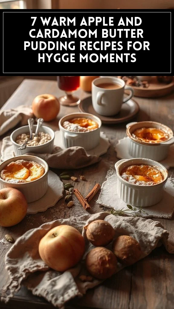 7 Warm Apple and Cardamom Butter Pudding Recipes for Hygge Moments