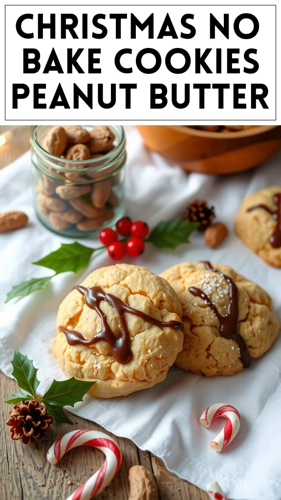 Christmas No Bake Cookies Peanut Butter
