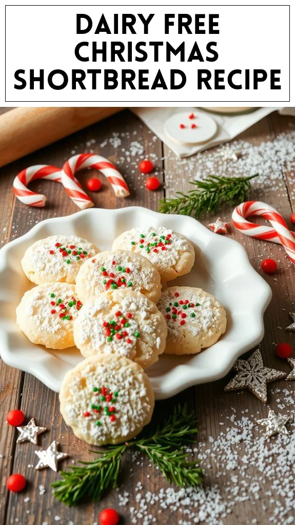 Dairy Free Christmas Shortbread Recipe