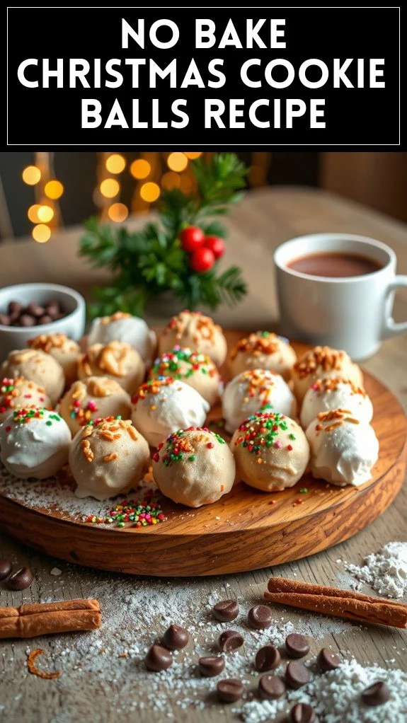 No Bake Christmas Cookie Balls Recipe