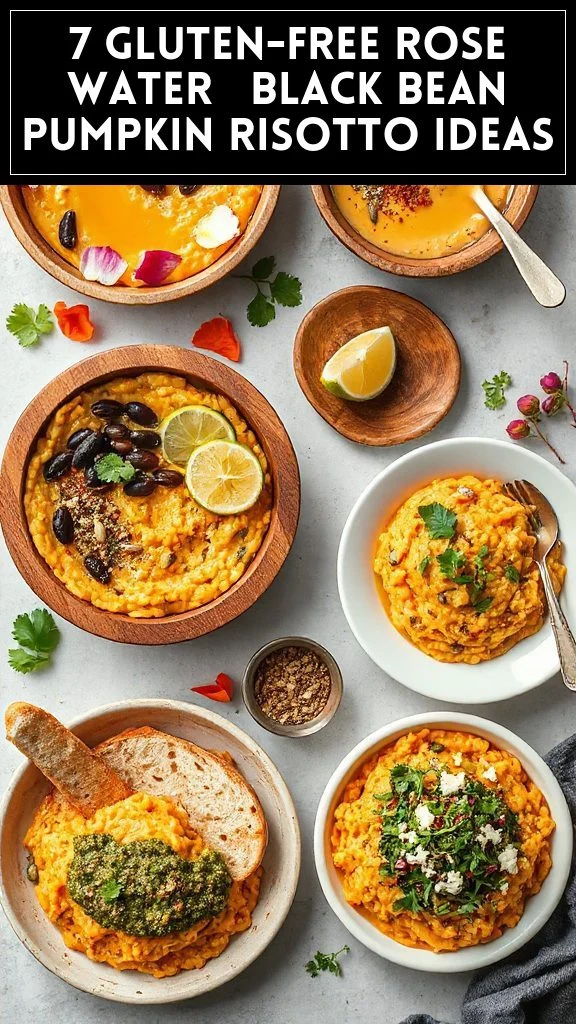 7 Gluten-Free Rose Water & Black Bean Pumpkin Risotto Ideas